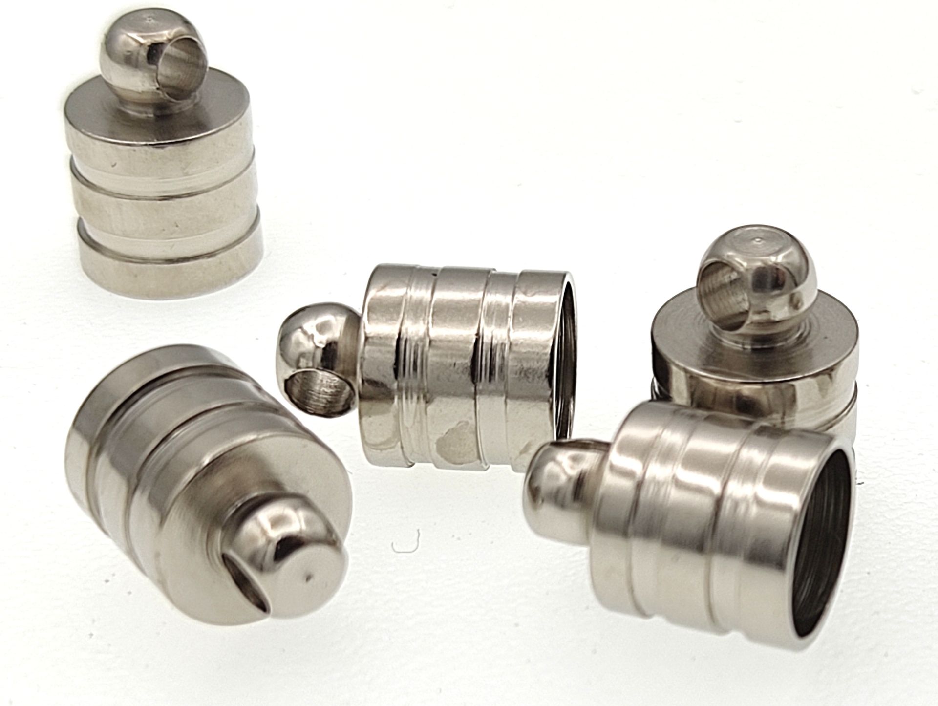7 mm Kulplu Çizgili Pirinç Kapsül - Nikel