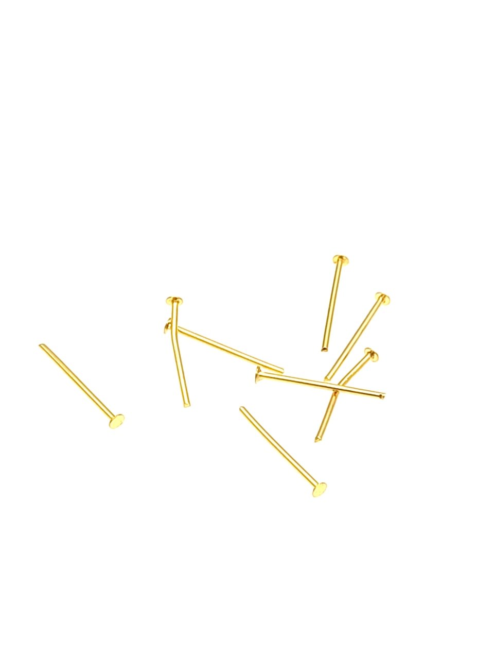 0,60 x 20 mm Altın Kaplama Pirinç İnce İğne