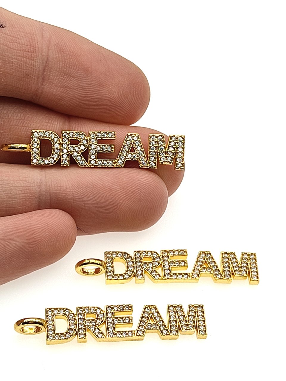 Altın Kaplama Taşlı Dream Sallantı