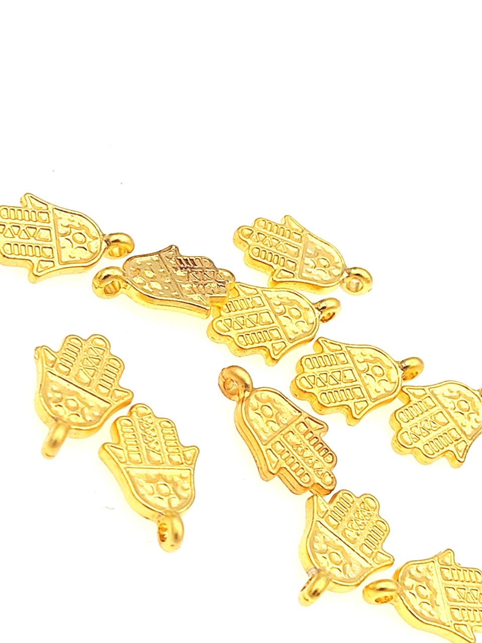 Altın Kaplama Fatma'nın Eli (Hamsa) Sallantı