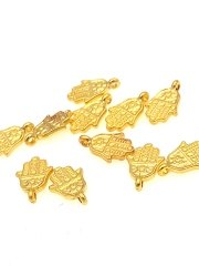 Altın Kaplama Fatma'nın Eli (Hamsa) Sallantı