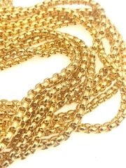 4 mm Altın Kaplama Zincir