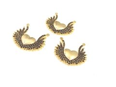 Altın Kaplama Taşlı Melek Kanadı Sallantı