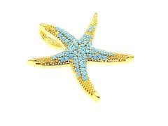 Altın Kaplama Taşlı Deniz Yıldızı Sallantı