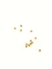 2,5 mm Altın Kaplama  Metal Boncuk