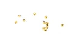 2,5 mm Altın Kaplama  Metal Boncuk