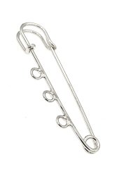 Altın Kaplama 70mm 3 Halkalı Çengelli İğne Rodyum