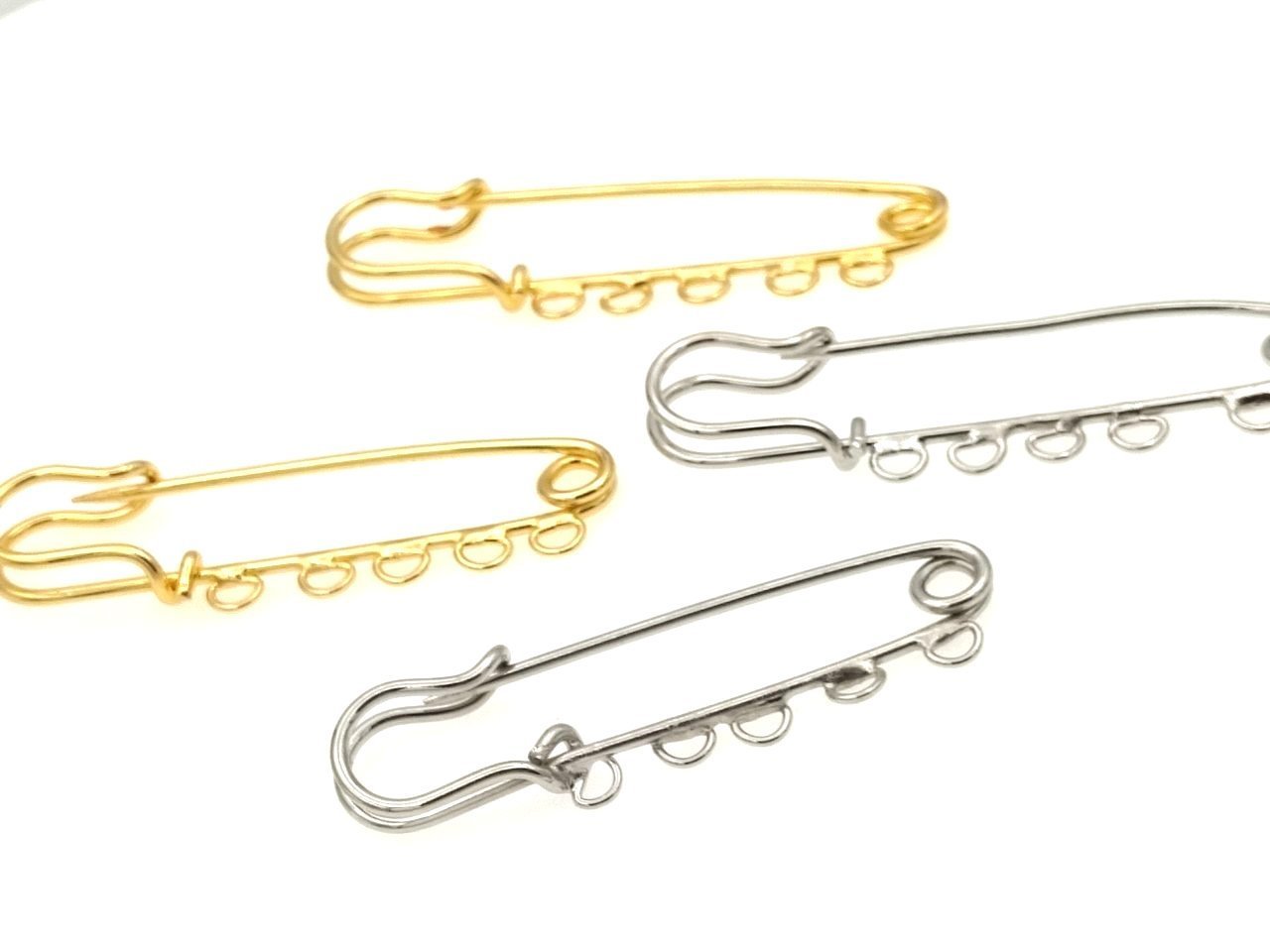 Altın Kaplama 60mm 3 Halkalı Çengelli İğne