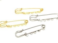 Altın Kaplama 60mm 3 Halkalı Çengelli İğne