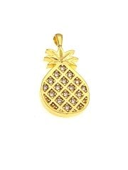 Altın Kaplama  Taşlı Ananas Sallantı