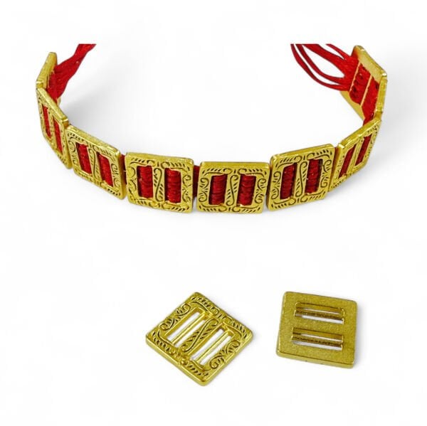 Mat Altın Toka Bileklik Malzemesi