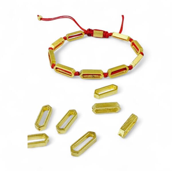 Mat Altın Dikdörtgen Bileklik Malzemesi