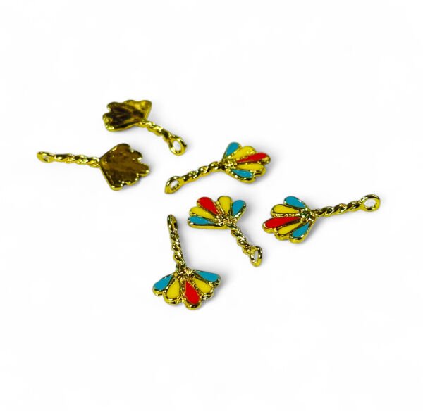 Altın Kaplama Mineli Minimal Sallantı - Karışık Renk