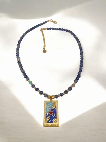 Doğal Taşlı Tarot Kolye