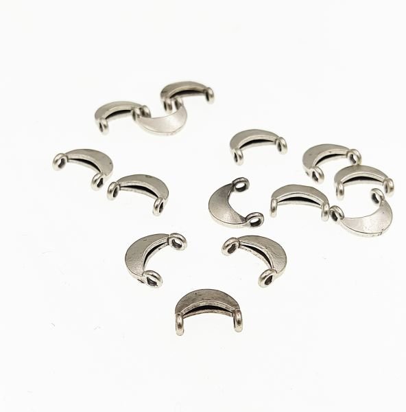 Parantez Bileklik Ara Malzemesi Antik Gümüş Kaplama