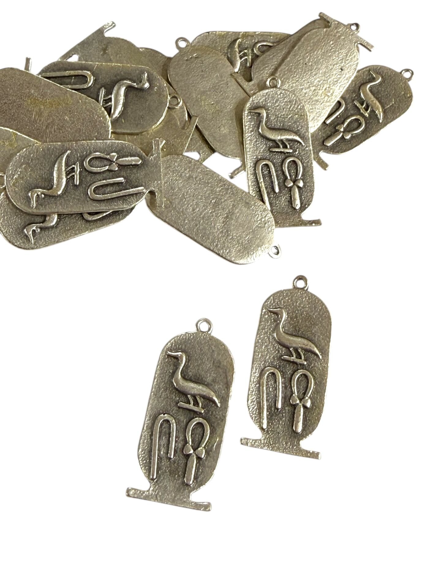 Gümüş Kaplama Antik Mısır Ankh Sallantı