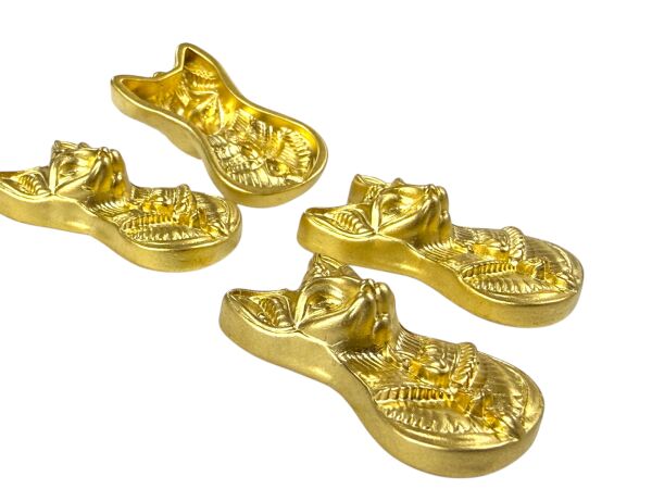 Mat Altın Kaplama Antik Mısır Kedi Tanrıça (Bastet)Sallantı