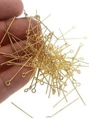 0,60 x 30 mm Sarı İnce Halkalı İğne