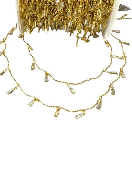 Baget Sallantı Taşlı Zincir (1 Metre)