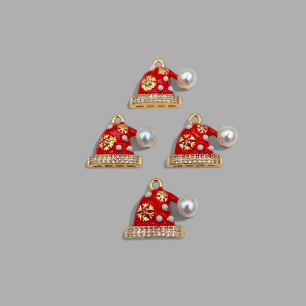 Yılbaşı Noel Şapka Charm