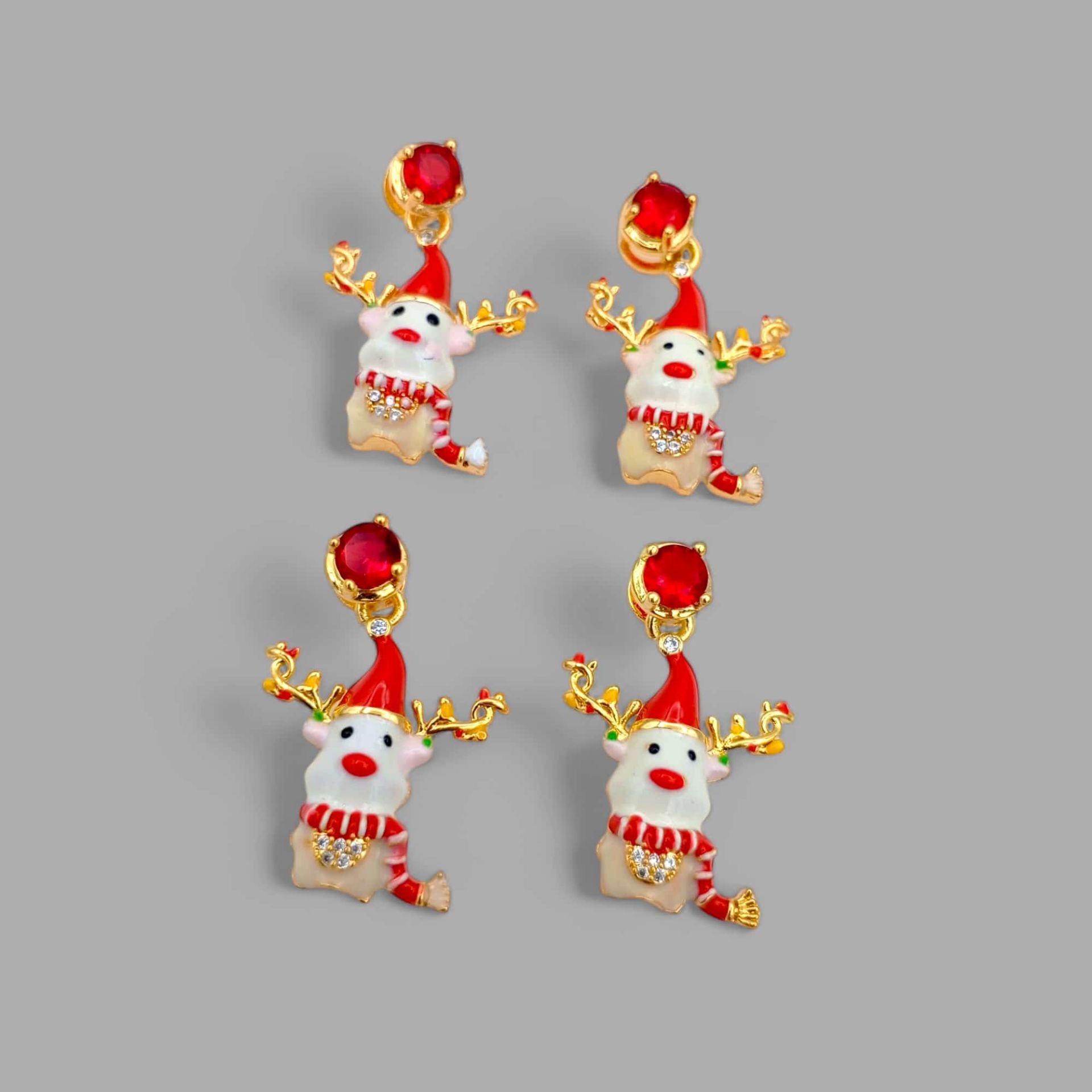 Yılbaşı Noel Atkılı Geyik Charm