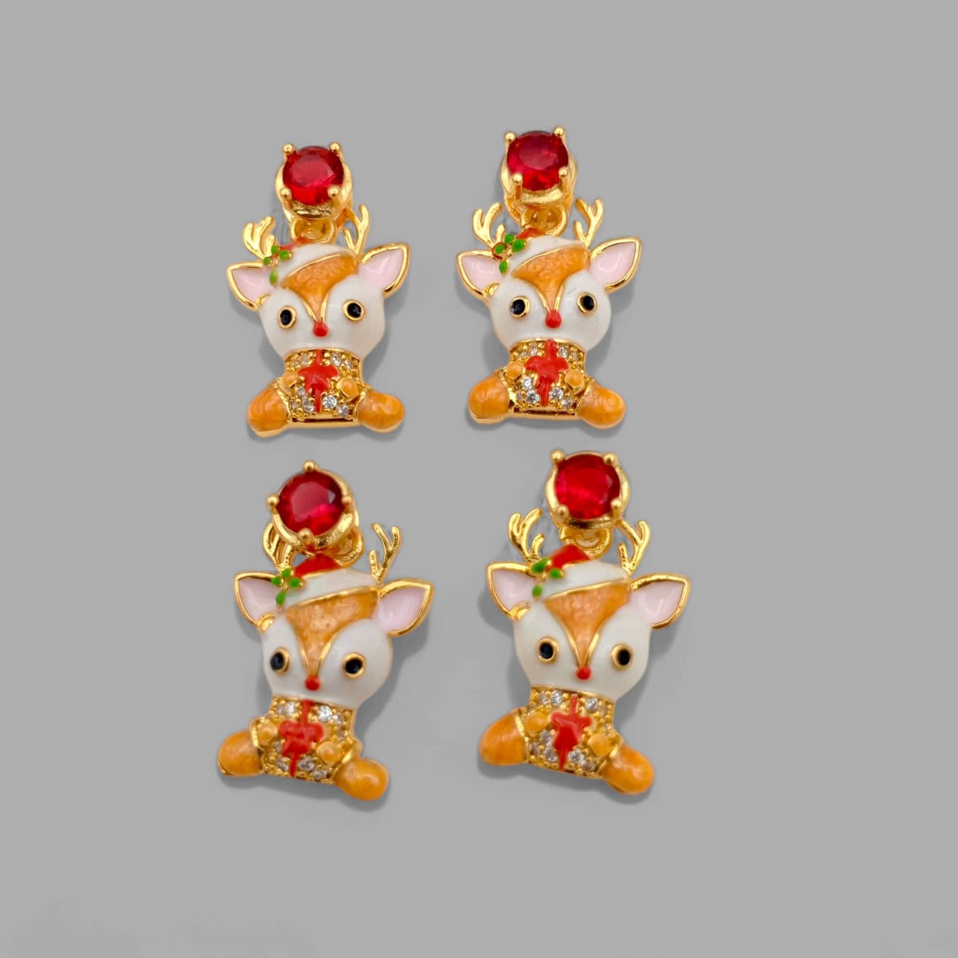 Yılbaşı Noel Yavru Geyik Charm