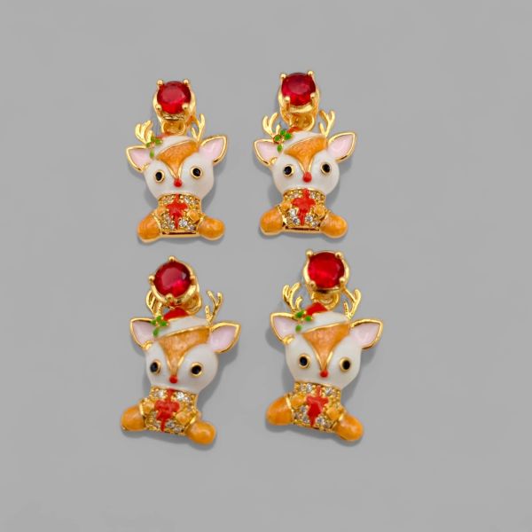 Yılbaşı Noel Yavru Geyik Charm