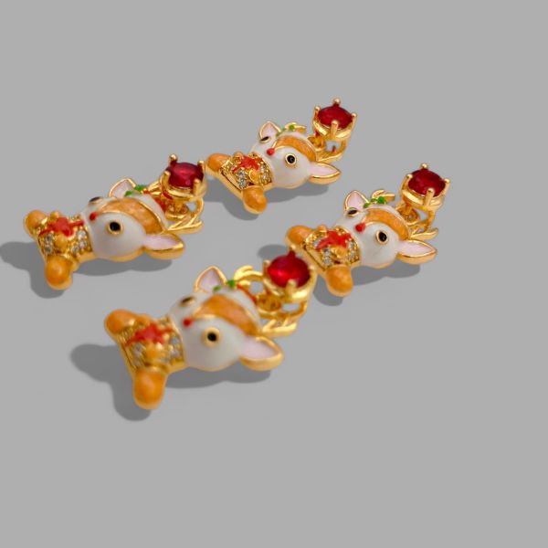 Yılbaşı Noel Yavru Geyik Charm