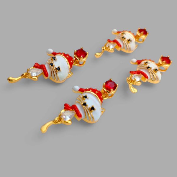 Yılbaşı Noel Kedi Charm