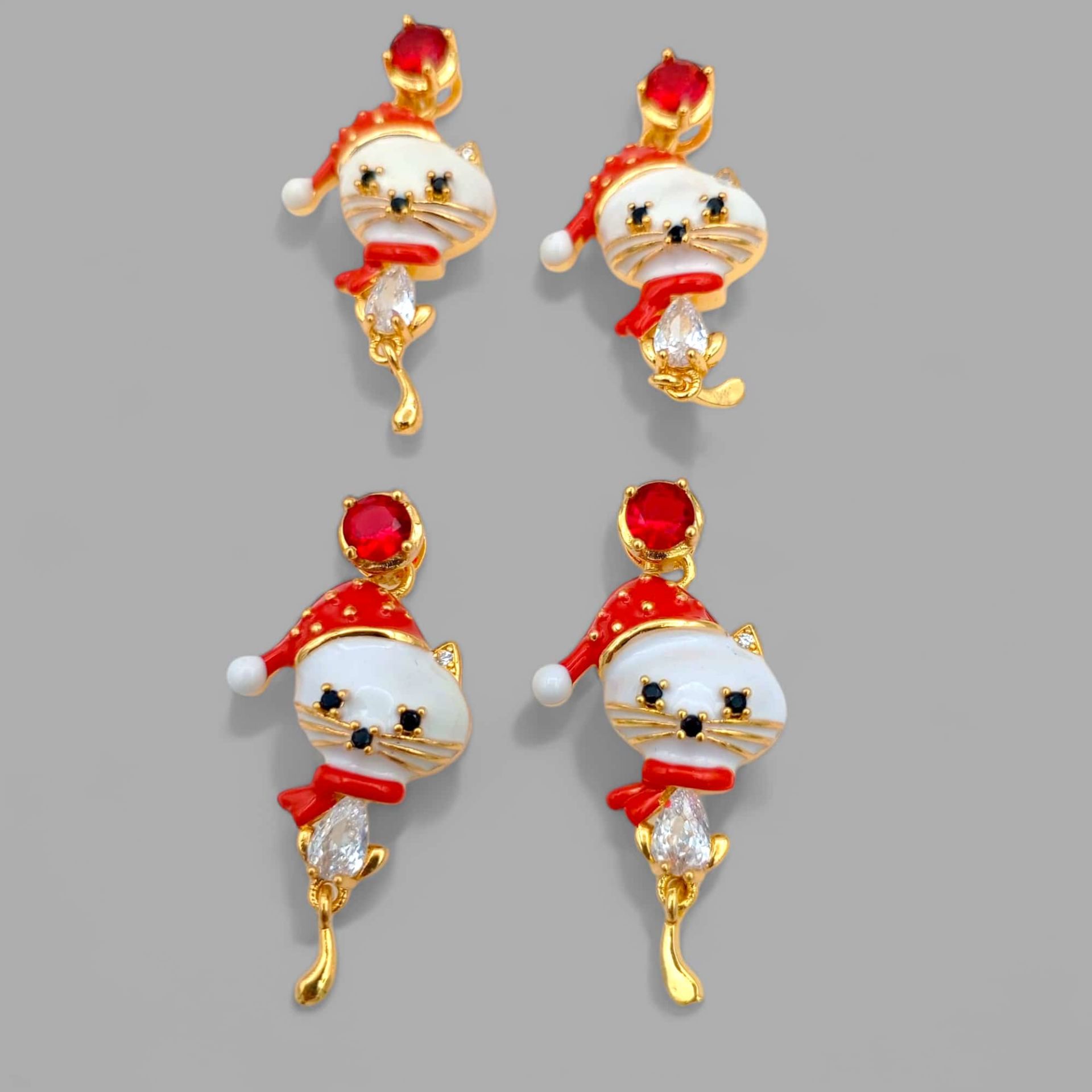 Yılbaşı Noel Kedi Charm