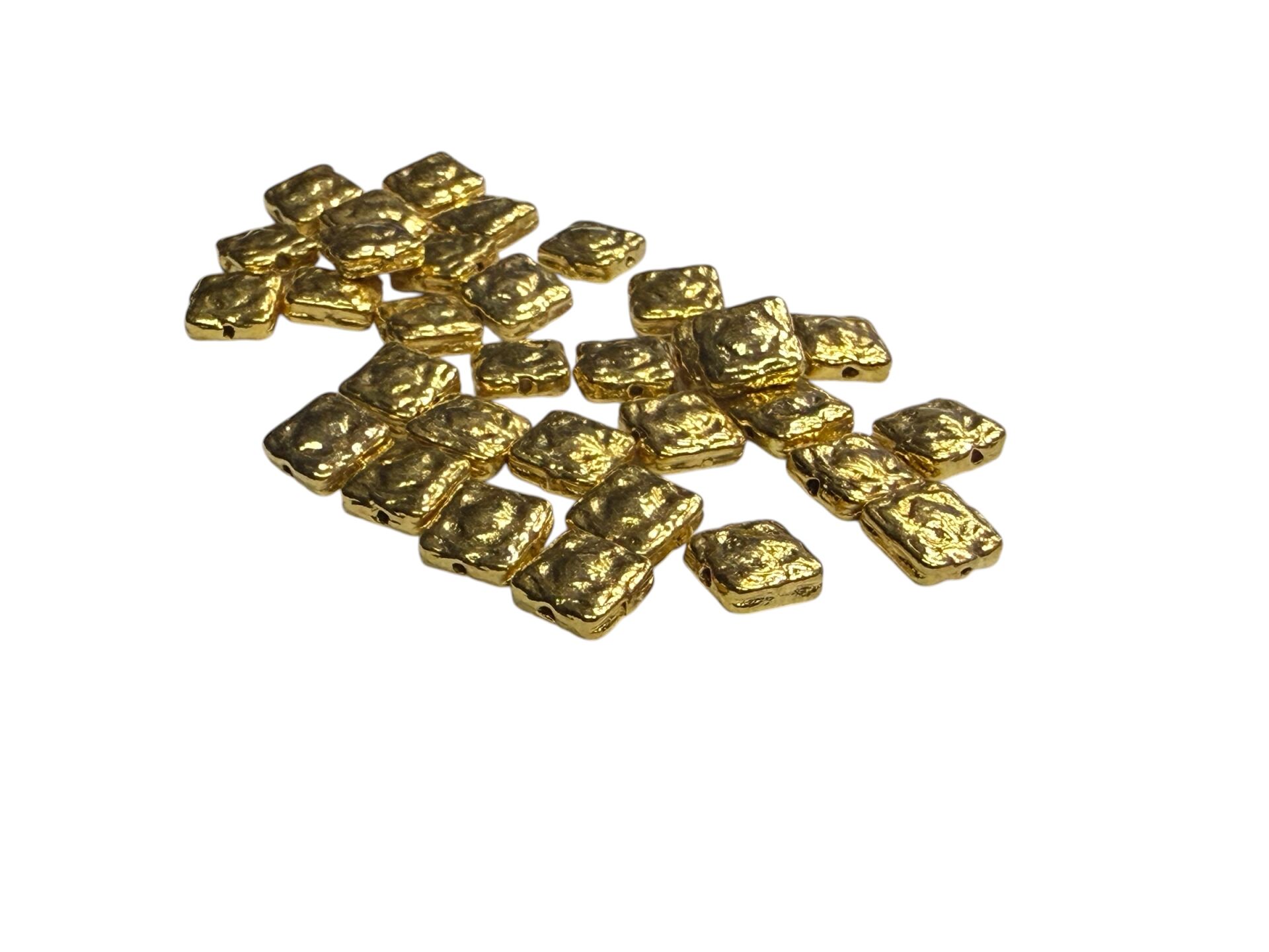 Altın Kaplama Desenli Kare Bileklik Malzemesi