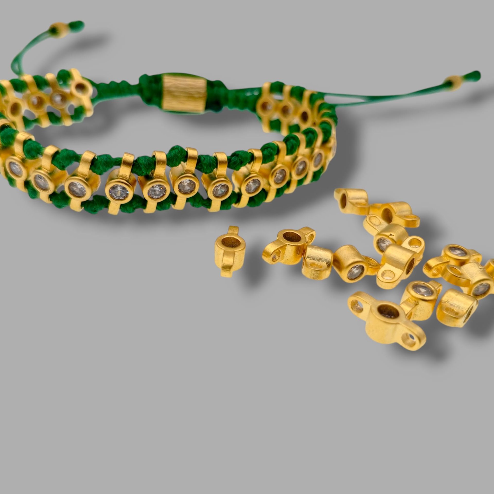 Mat Altın Kaplama Bileklik ve Kolye Malzemesidir