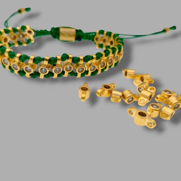 Mat Altın Kaplama Bileklik ve Kolye Malzemesidir