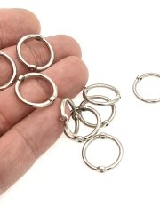 12 mm Delikli Zamak Halka
