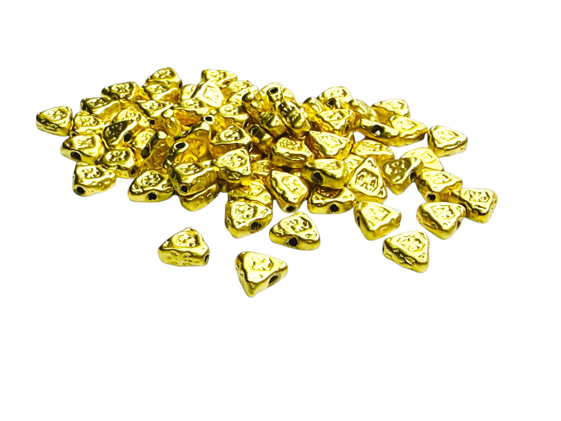 Altın Kaplama Desenli Üçgen Bileklik Malzemesi