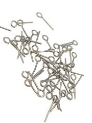 0,80 x 20 mm Free Nikel Kaplama Pirinç Halkalı İğne