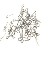 0,80 x 20 mm Free Nikel Kaplama Pirinç Halkalı İğne