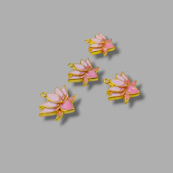 Altın Kaplama Mineli Lotus Sallantı