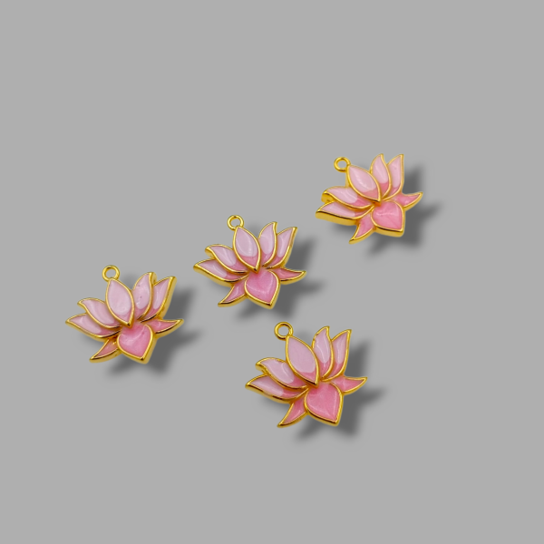 Altın Kaplama Mineli Lotus Sallantı
