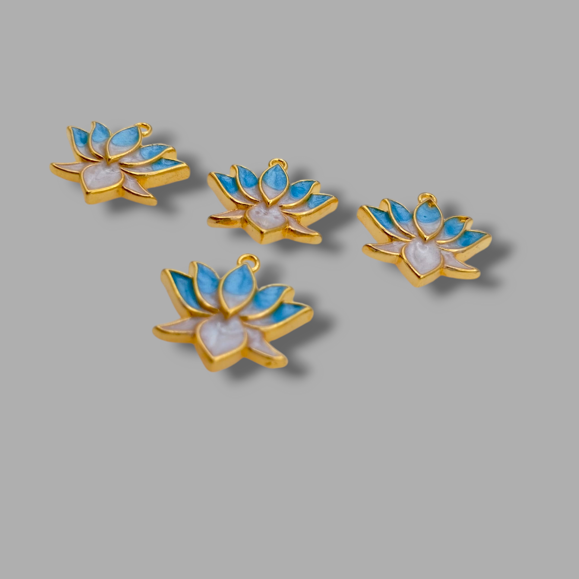 Altın Kaplama Mineli Lotus Sallantı