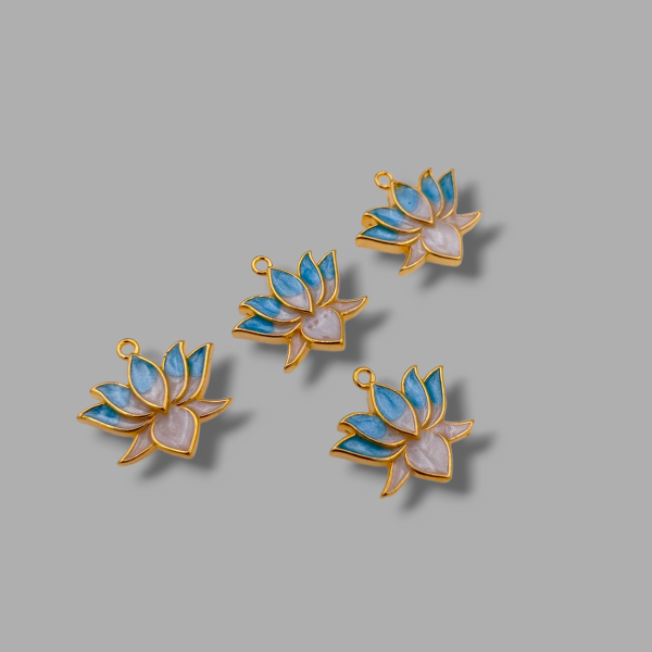 Altın Kaplama Mineli Lotus Sallantı