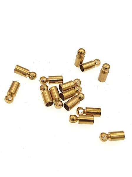 3 mm Kulplu Pirinç Kapsül - Ham
