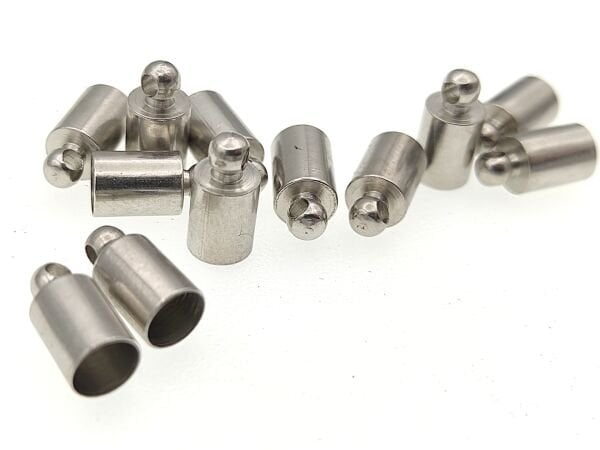 5 mm Kulplu Pirinç Kapsül - Nikel