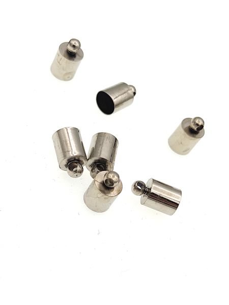 6 mm Kulplu Pirinç Kapsül - Nikel