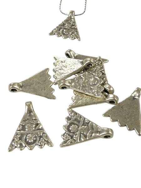 Antik Gümüş Kalama Pirinç