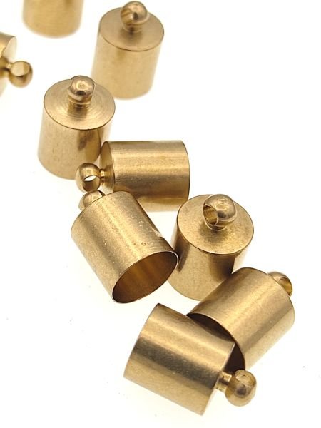 8 mm Kulplu Pirinç Kapsül - Ham