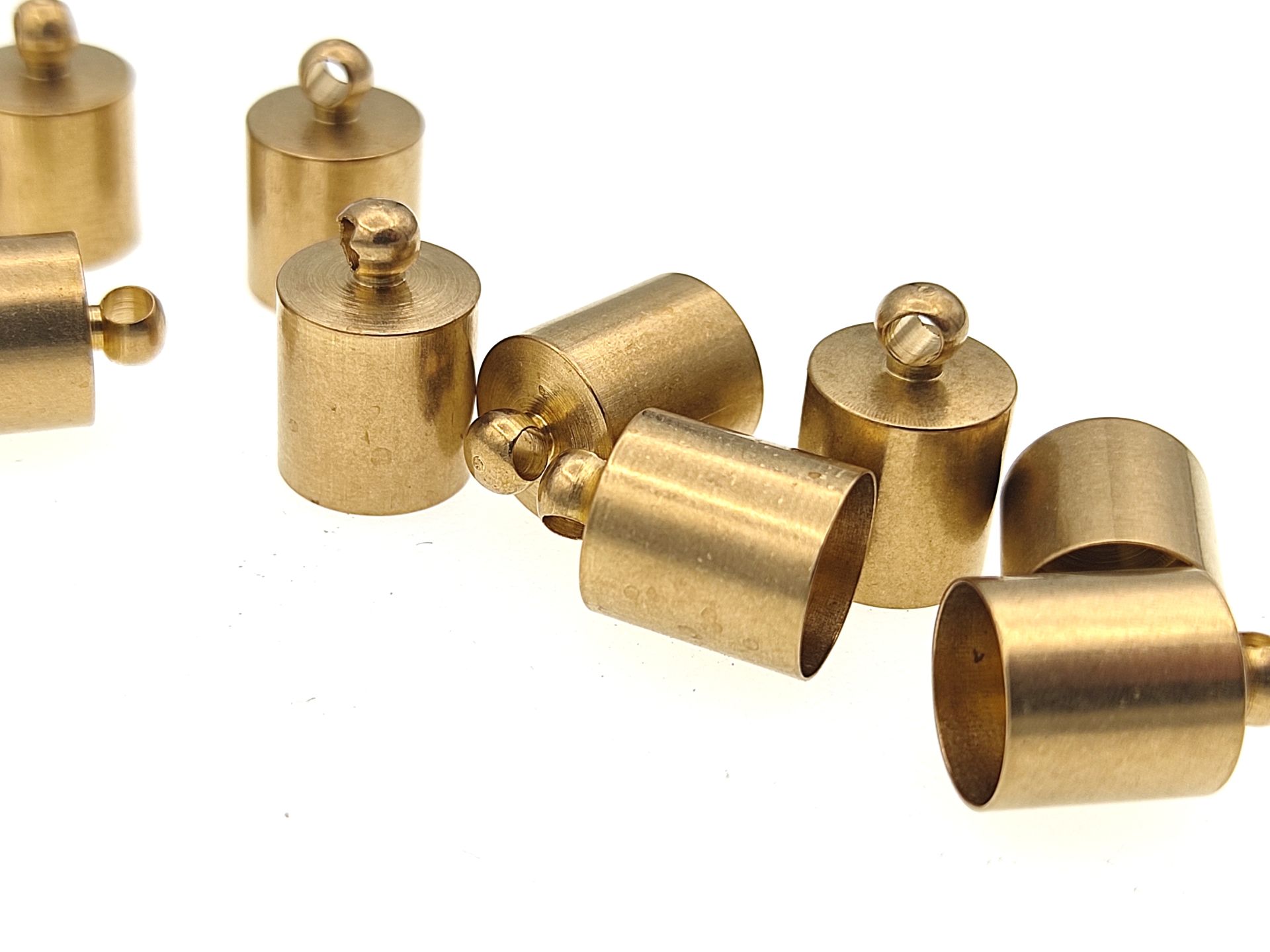 8 mm Kulplu Pirinç Kapsül - Ham
