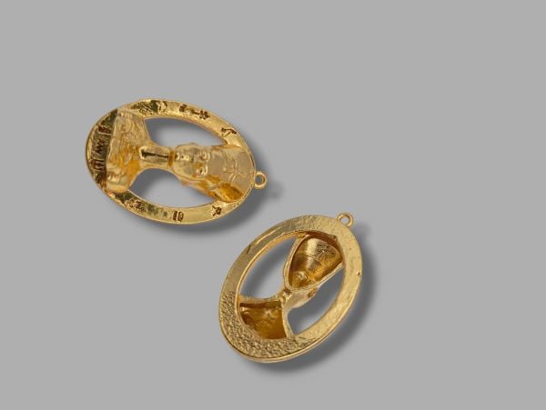 Garantili ve Alerji Yapmaz Altın Kaplama Nefertiti Sallantı
