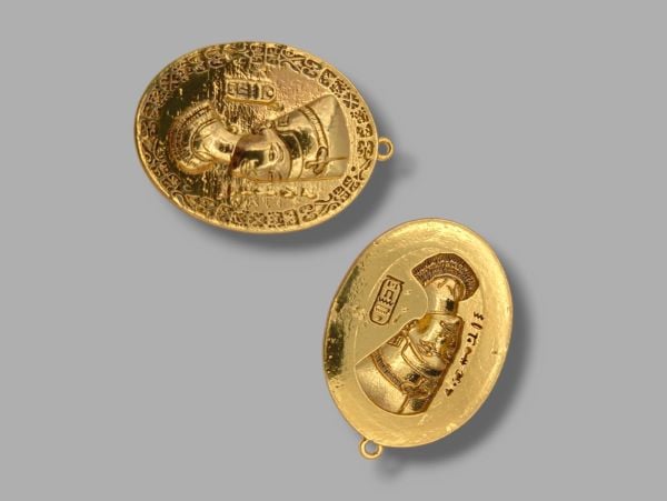 Garantili ve Alerji Yapmaz Altın Kaplama Nefertiti Sallantı