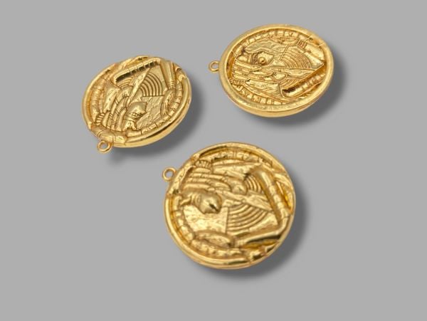 Garantili ve Alerji Yapmaz Altın Kaplama Nefertiti Sallantı